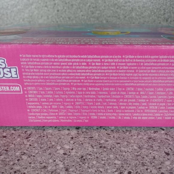 Gabby's Dollhouse Sprinkle Party Sweet Treat Tea Set Pretend Play Kitchen Toy - Picture 10 of 13